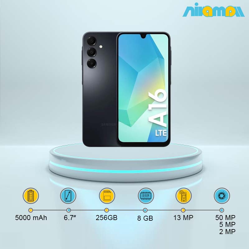گوشی موبایل سامسونگ مدل (Galaxy A16 (4G ظرفیت 256 گیگابایت رم 8 گیگابایت