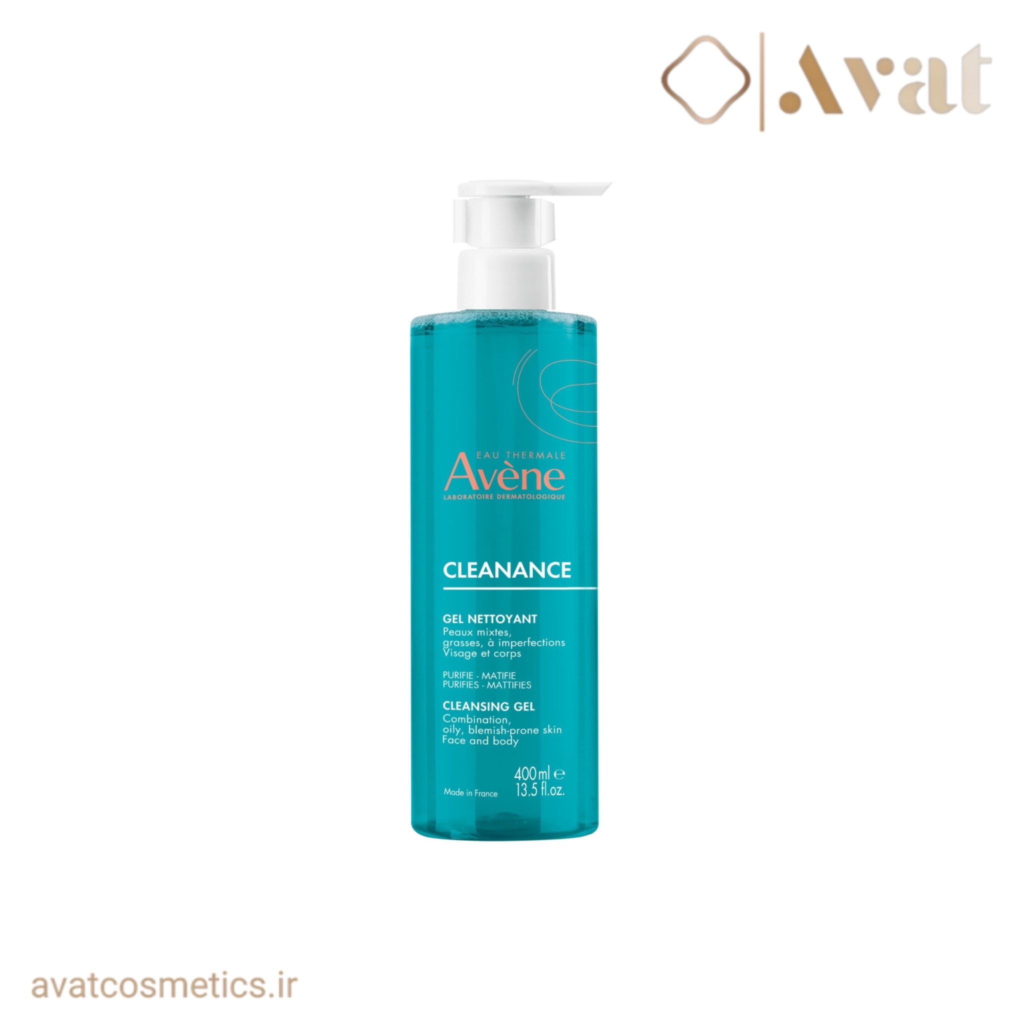 شوینده صورت و بدن Cleanance اون | Avene Cleanance Cleansing Gel