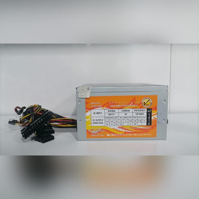 پاور 24 پین ویرا مدل VI-600WATX فن کوچک