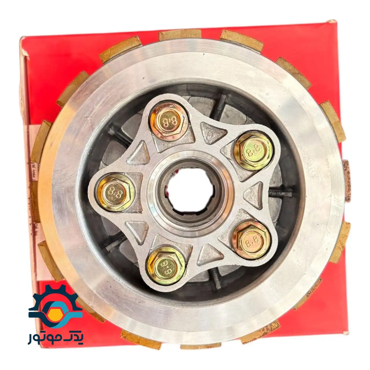چهار شاخ کلاچ موتور سیکلت هندا 5 پیچ (6صفحه) تقویتی کویر