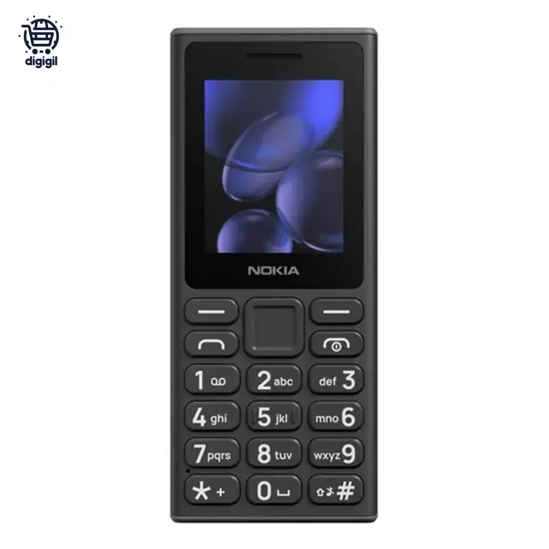 Nokia 105 FA 2024 مونتاژ ایران تحت لیسانس نوکیا تلکام پارس - مشکی, 18 ماه گارانتی تلکام پارس