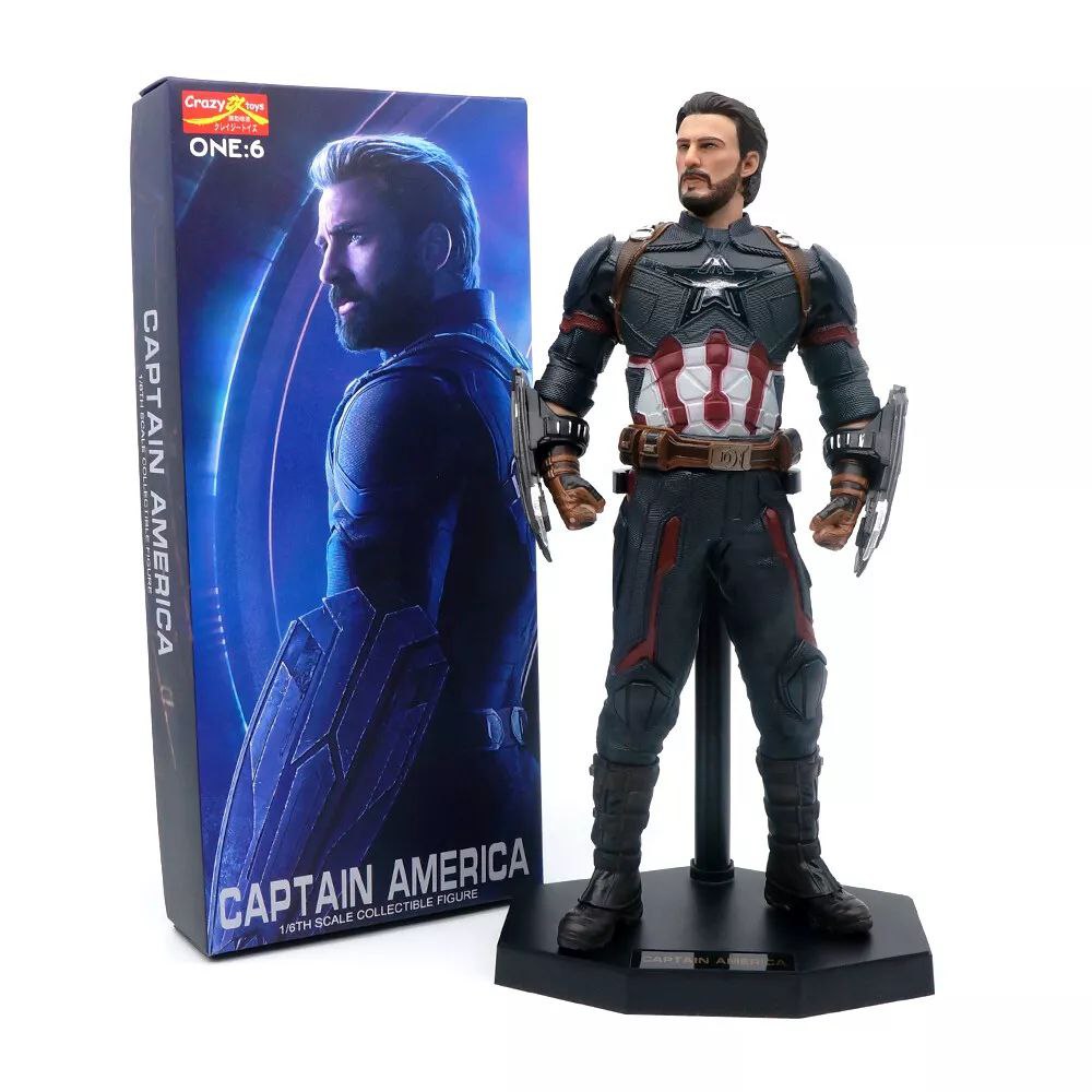 فیگور اکشن ۳۰ سانتی‌متری کاپیتان آمریکا – نسخه جنگ ابدیت | Captain America – Infinity War Edition