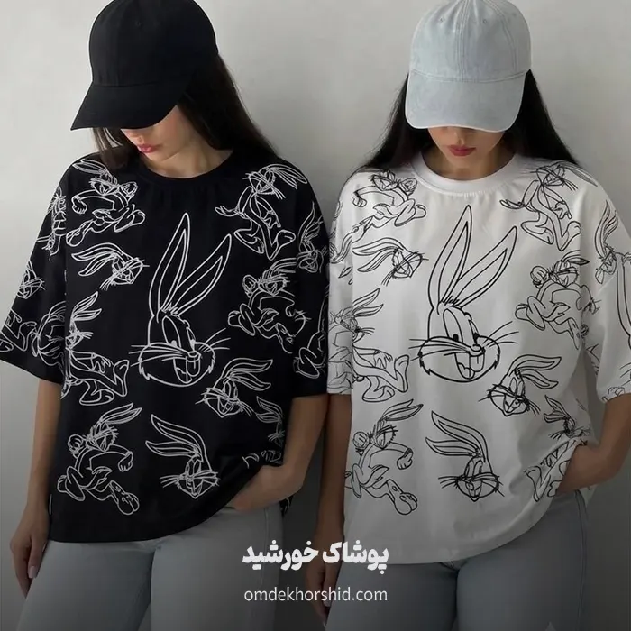 تیشرت لانگ خرگوشی