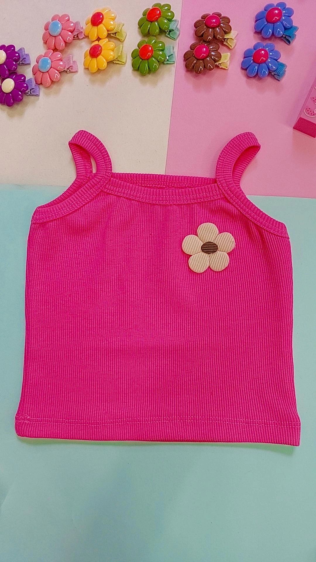 تاپ تک گل🌸 - سرخابی, سایز۴۰