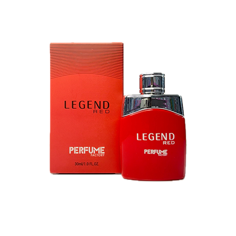 ادکلن مینیاتوری مردانه لجند رد برند پرفیوم فکتوری حجم ۳۰ میل Legend Red Perfume Factory