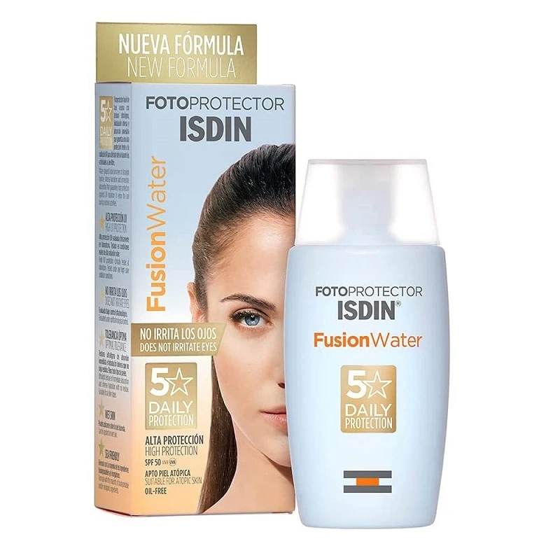 کرم ضد آفتاب بدون رنگ فیوژن وات ایزدین SPF 50 اصل
