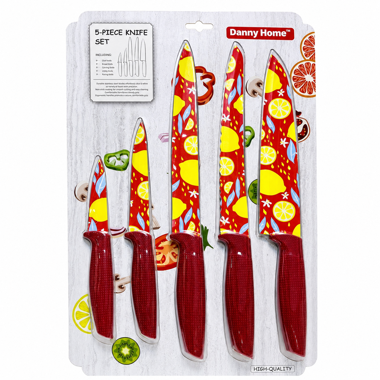 سرویس چاقو ۵ تکه دنی هوم Danny Home |کد6527