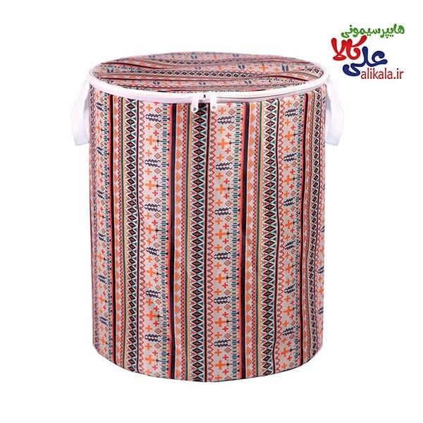 سبد اسباب بازی و لباس کودک گرد برزنت