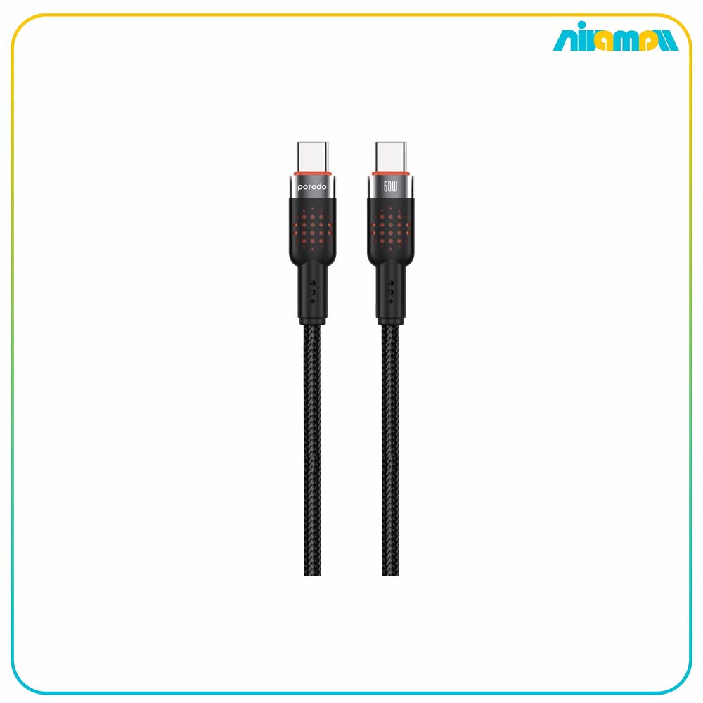 کابل USB-C to USB-C پرودو مدل PD-CBL0009 به طول 1.2 متر