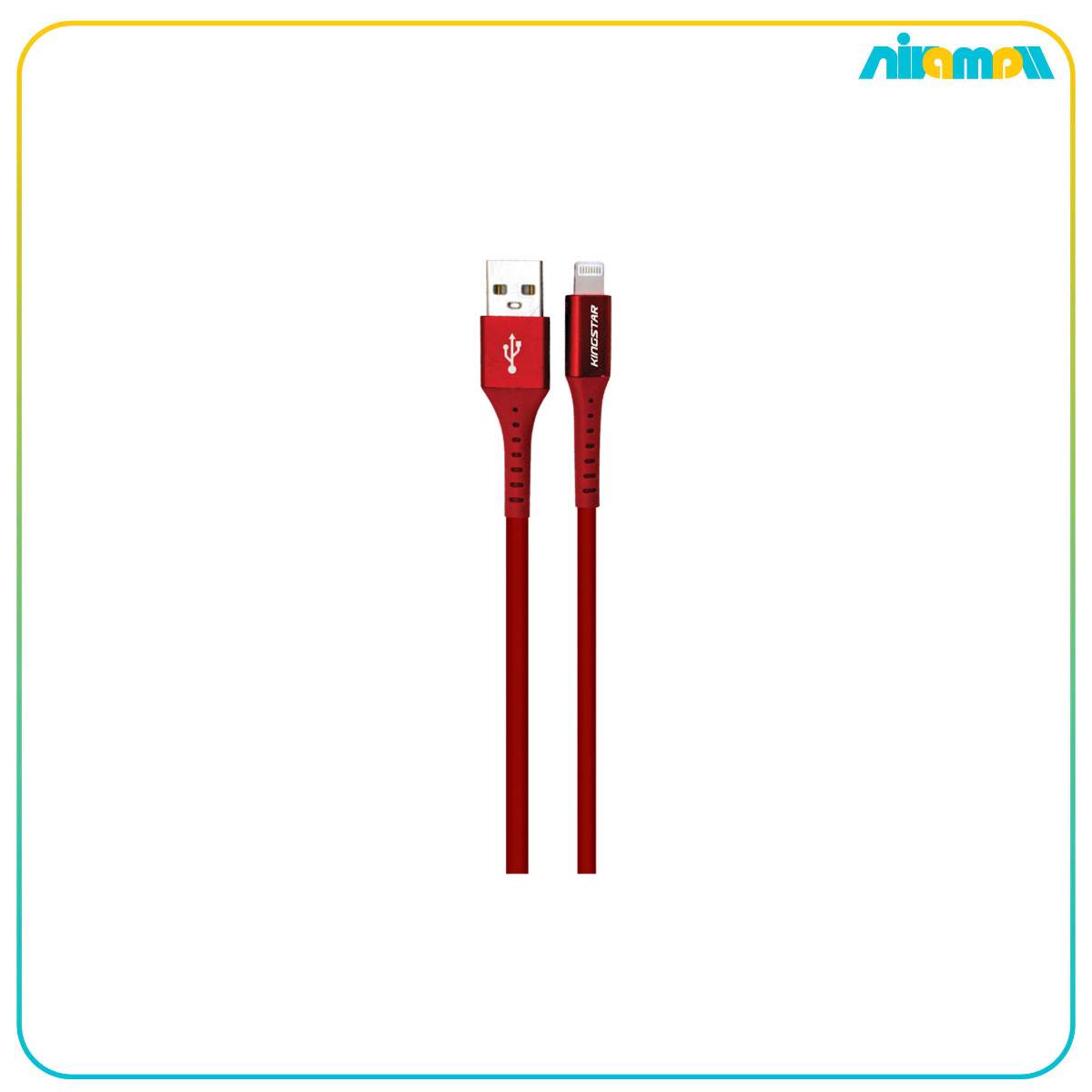 کابل تبدیل USB به لایتنینگ کینگ استار مدل K63i طول 0.25 متر