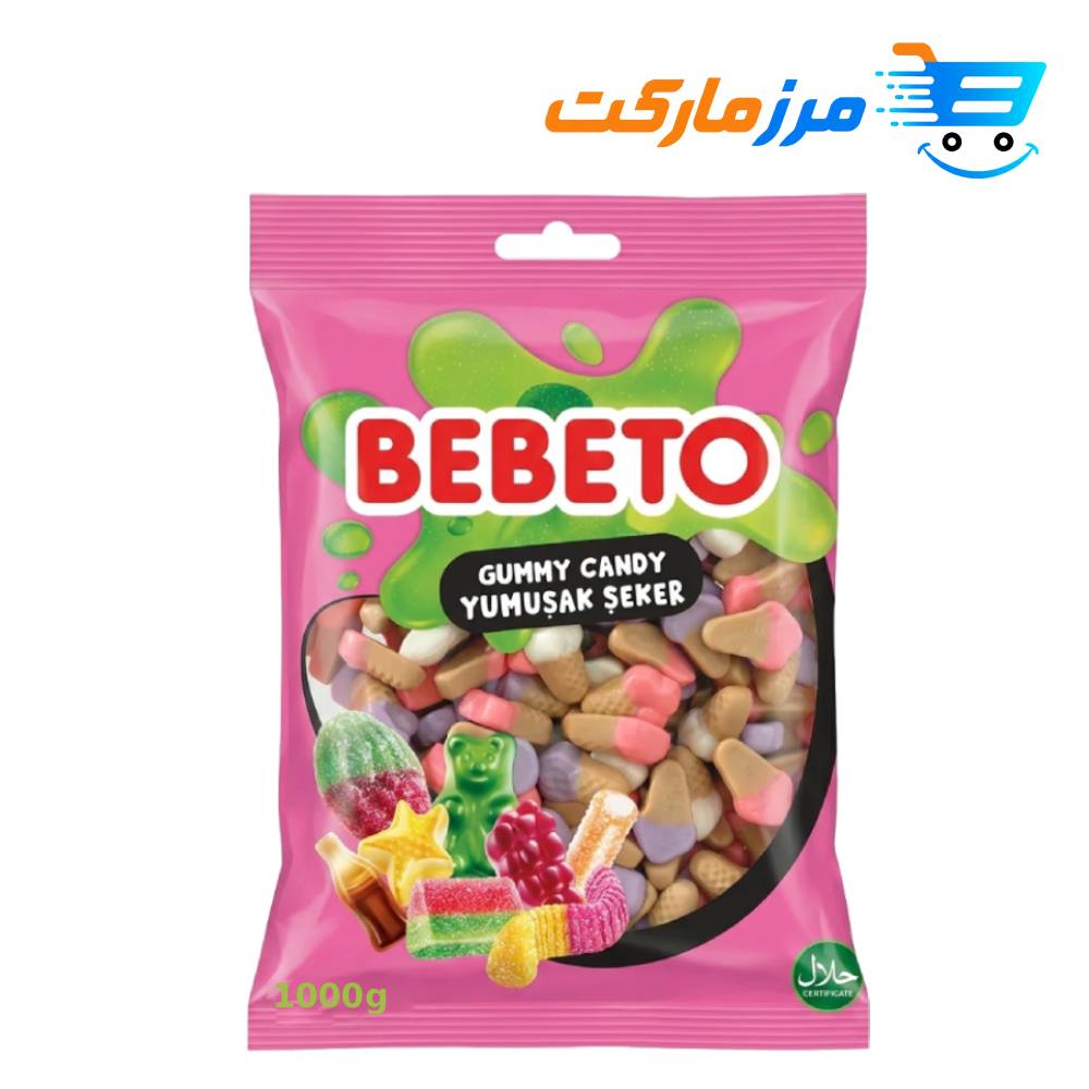 پاستیل ببتو BEBETO مدل بستنی یک 1کیلوگرمی