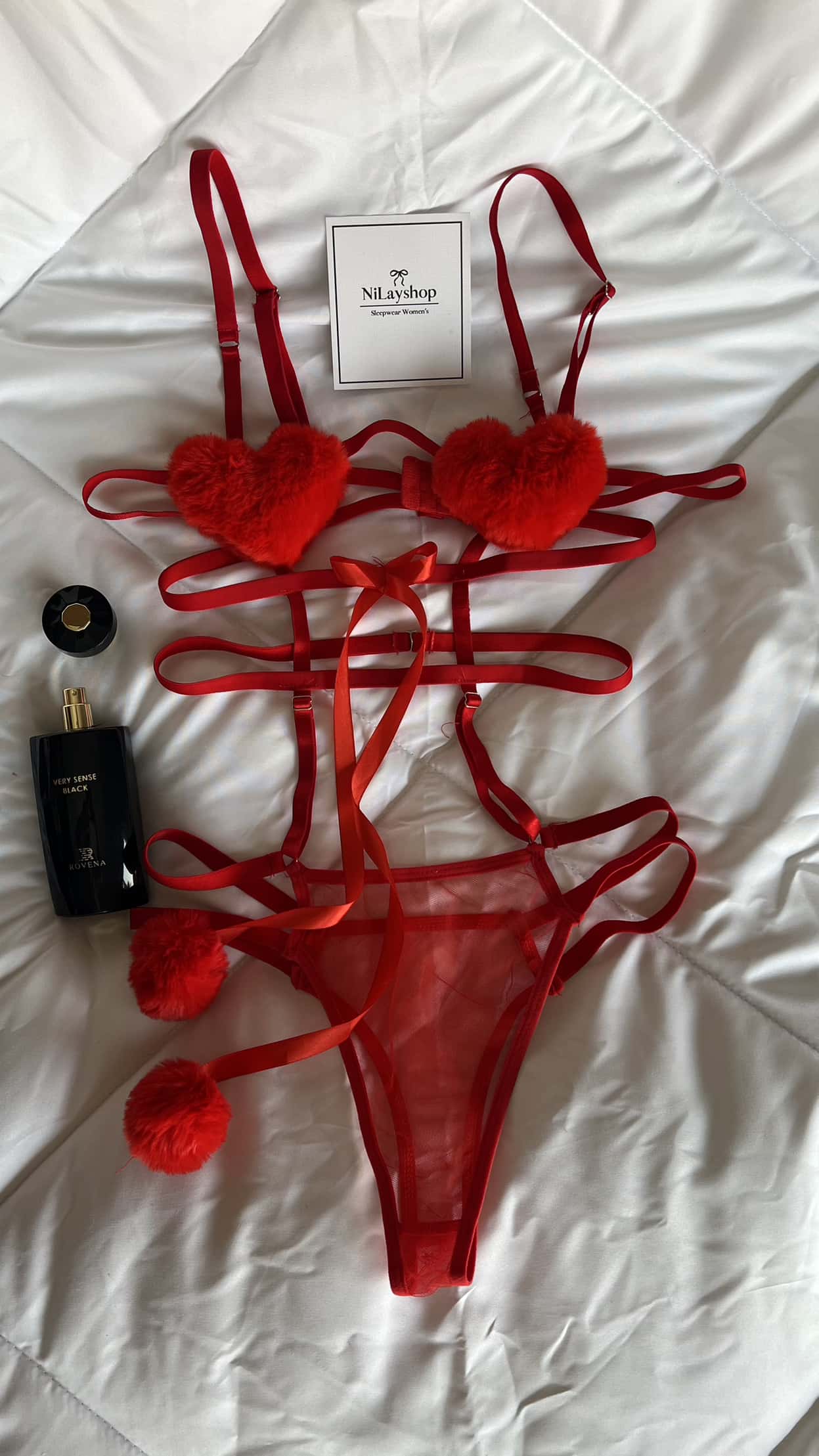 ست فانتزی گارتردار دامنی REDLove