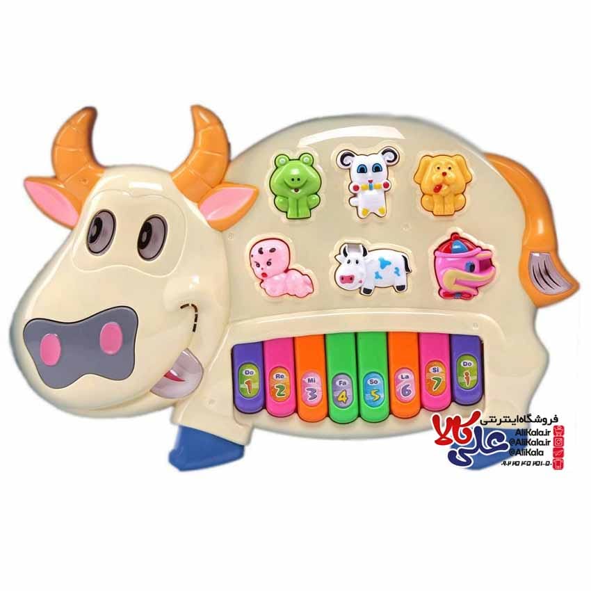 اسباب بازی آموزشی ارگ موزیکال طرح حیوانات مدل گاو Happy Cow کد6600