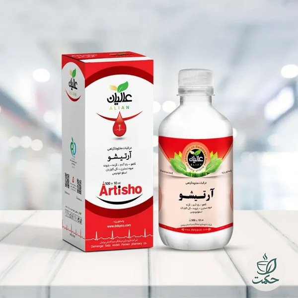 مقطر آرتیشو عالیان مصفای خون | ۵00میلی لیتر