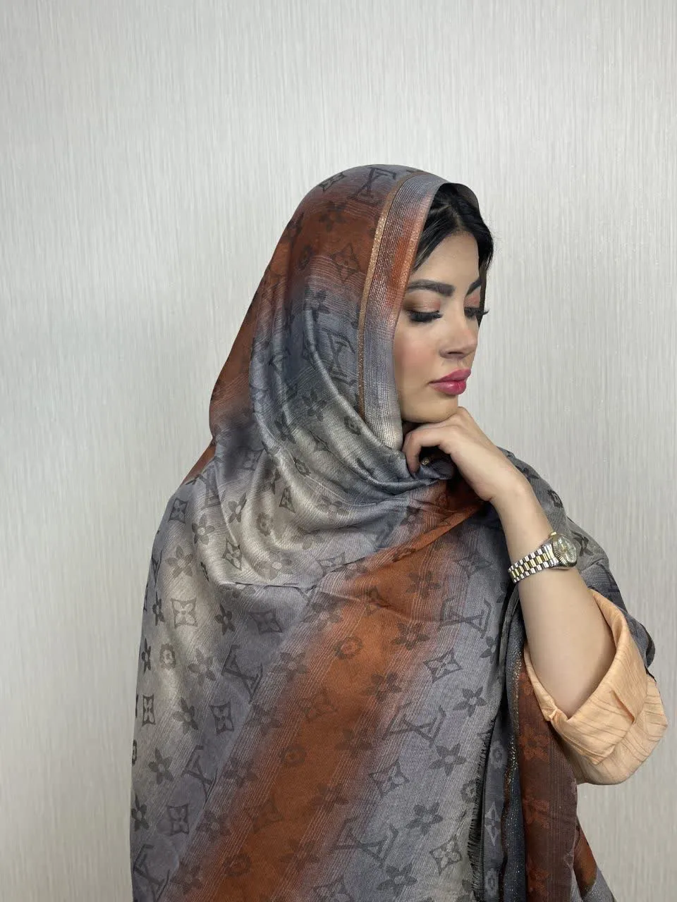 شال نخی دور حاشیه لمه