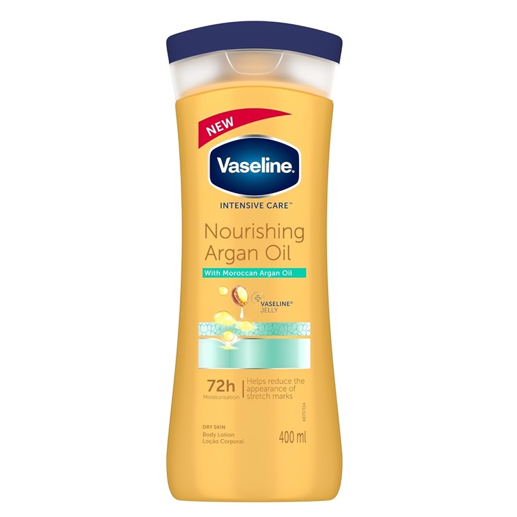 لوسیون بدن وازلین Vaseline مدل Intensive Care Nourishing Argan Oil