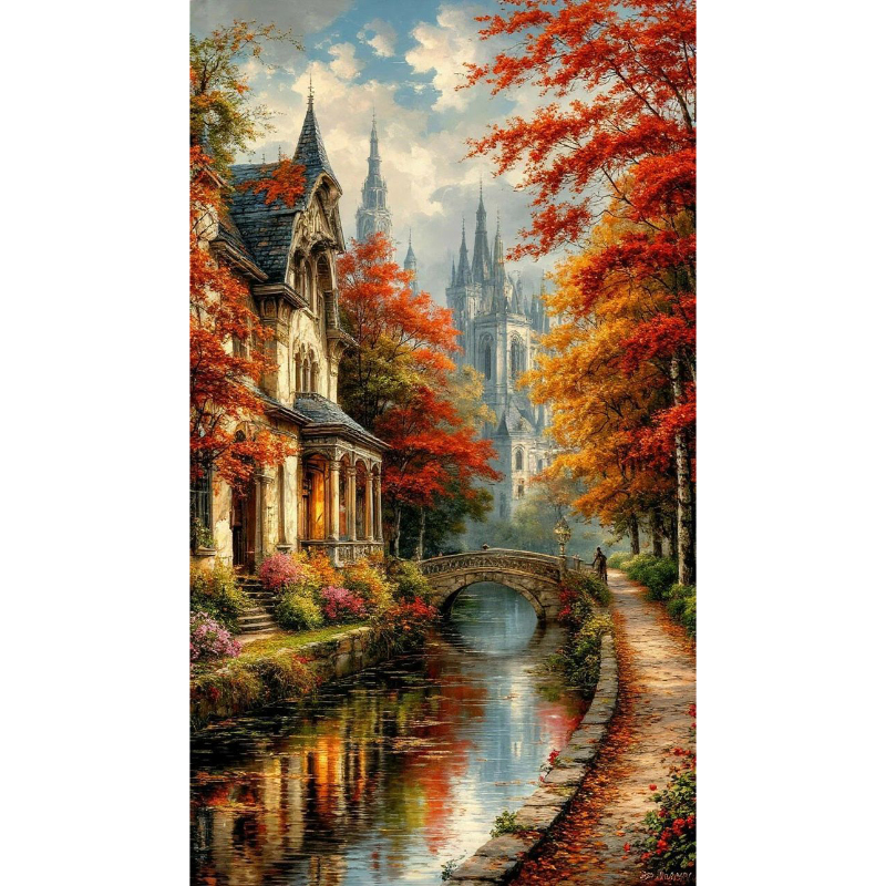 تابلو نقاشی الماسی بزرگسال کد 0206