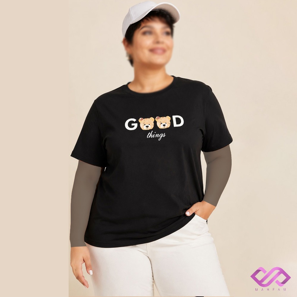 تیشرت تک زنانه طرح Good