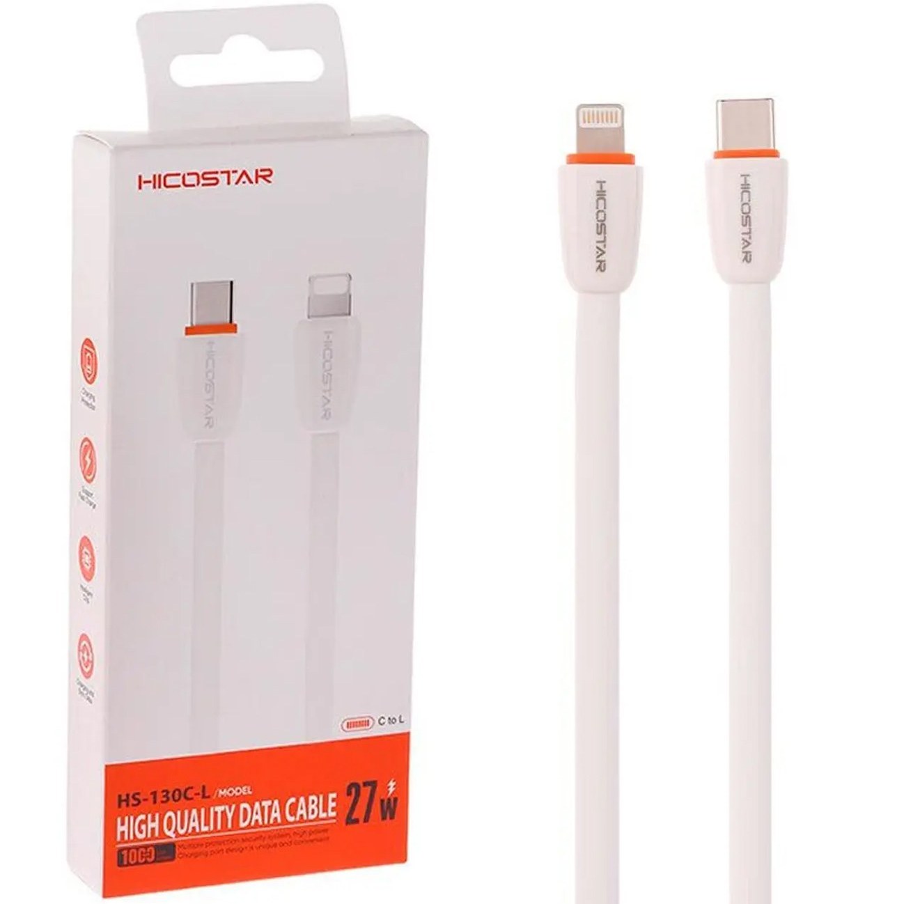 کابل تایپ سی به لایتنینگ هایکو استار HICOSTAR مدل HS-130c-L