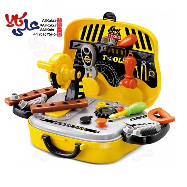 ست بازی کیف جعبه ابزار دلوکس تولز ست کد 916-008