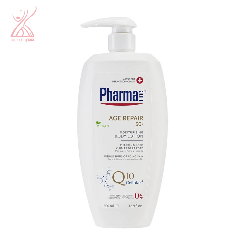 لوسیون بدن فارما لاین Pharma Line Age Repair +30