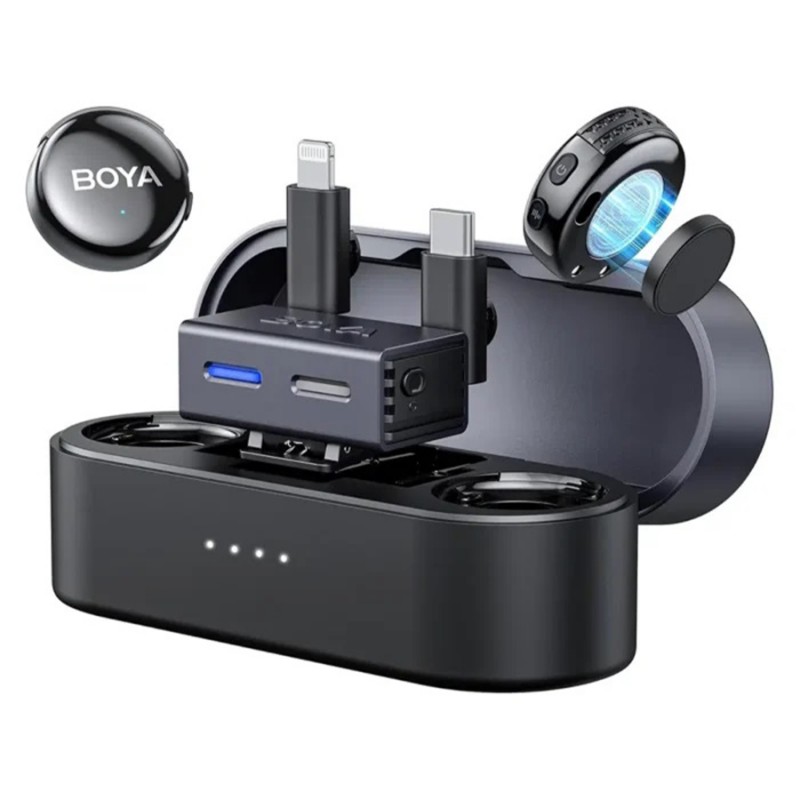 میکروفون بی سیم یقه ای بویا Boya BoyaLink3-01 Wireless Microphone با دو سال گارانتی بویا ایران