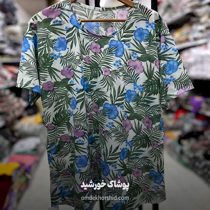 تیشرت نخی طرح۳بعدی حراجی