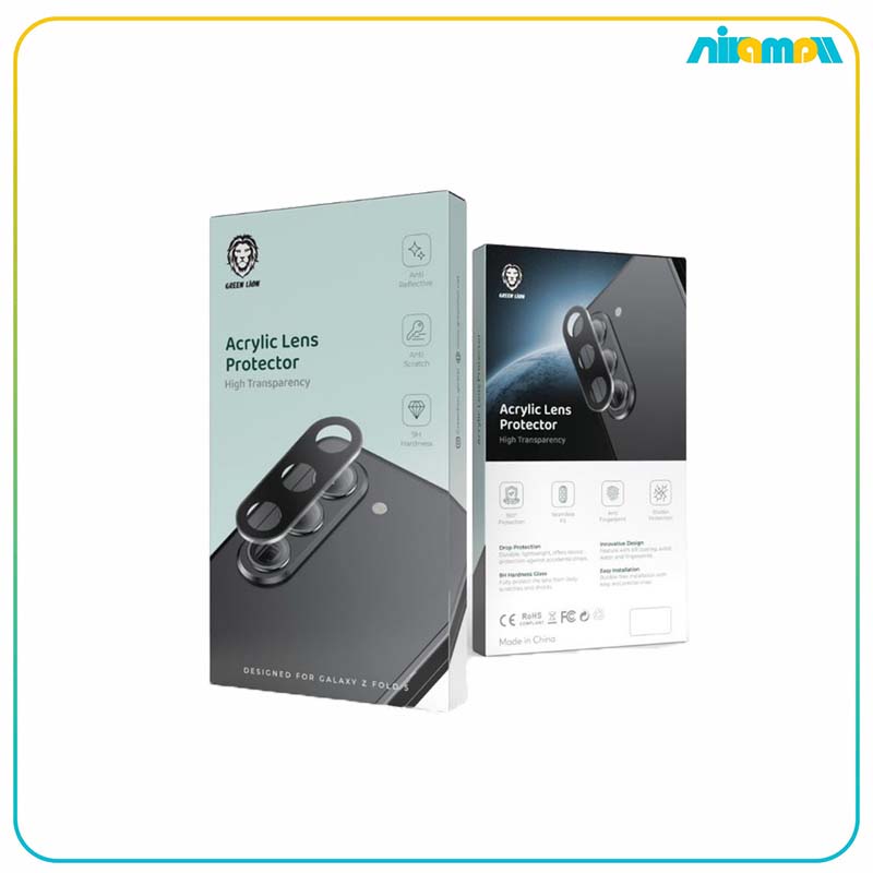 محافظ لنز گرین لاین مدل Acrylic مناسب برای گوشی موبایل Galaxy Z Fold 5