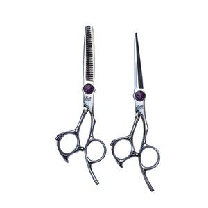قیچی آرایشگاهی صیام مدل P-B60-9 به همراه قیچی پیتاژ