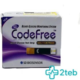 نوار تست قند خون کدفری CodeFree