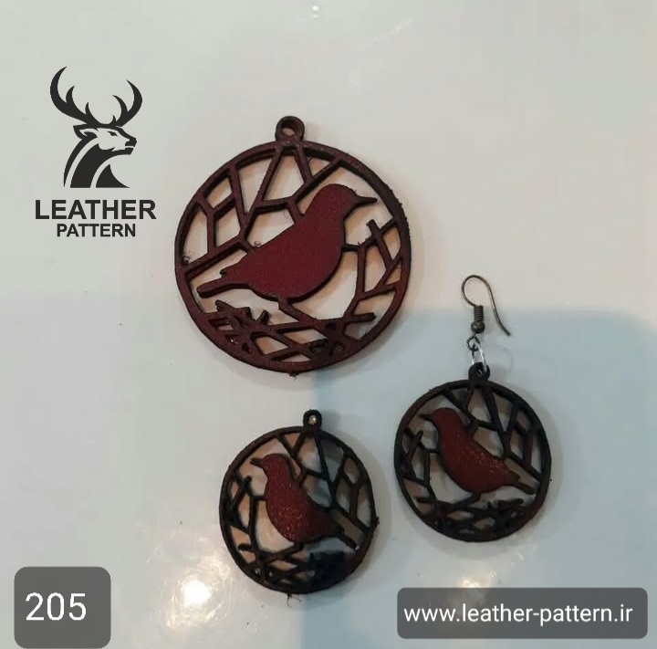 الگو جاکلیدی چرم کد L-205