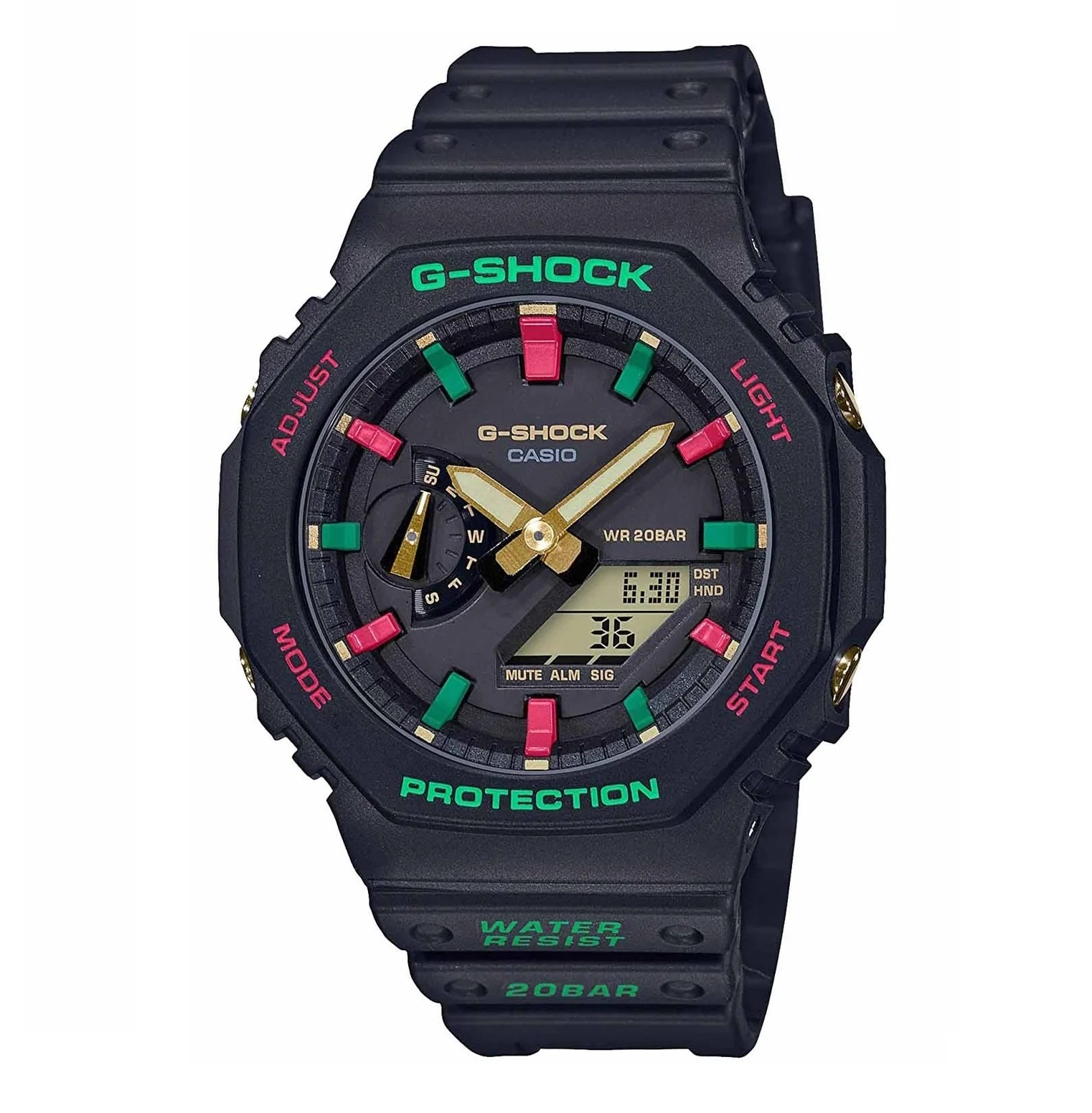 ساعت مردانه کاسیو G-SHOCK مدل GA-2100TH-1ADR
