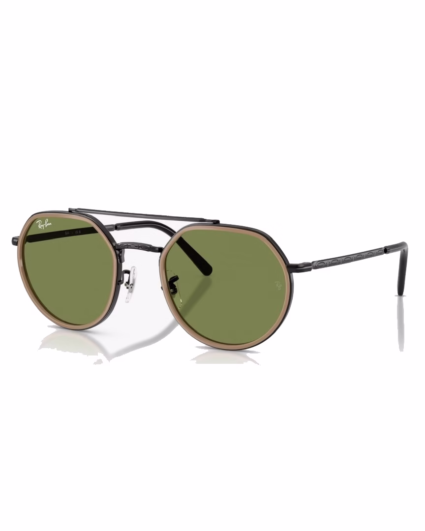 عینک آفتابی زنانه ریبن مدل RayBan RB3765 - فريم مشكي عدسي سبز