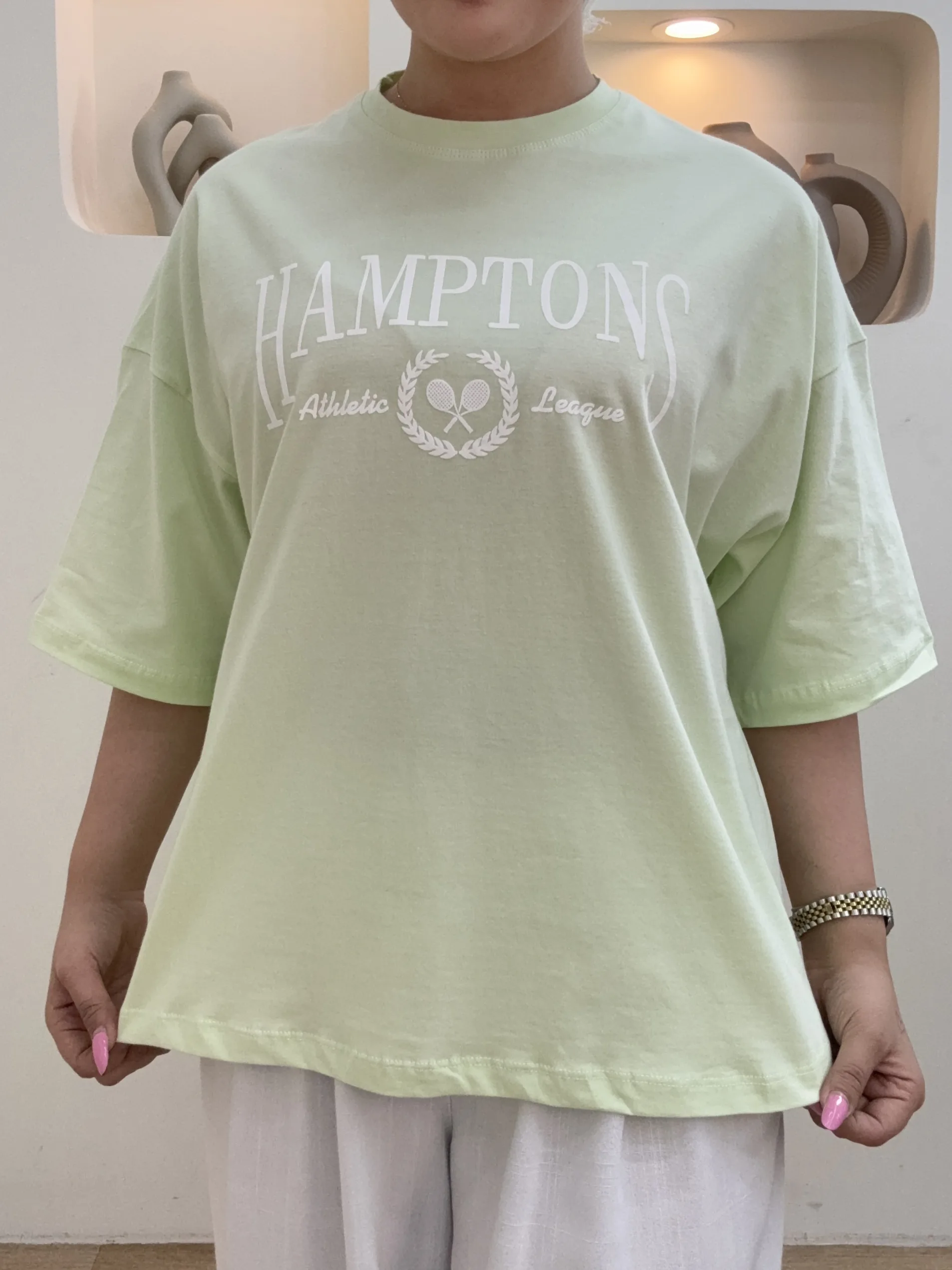تیشرت 11866hamptons - سبز پاستیلی