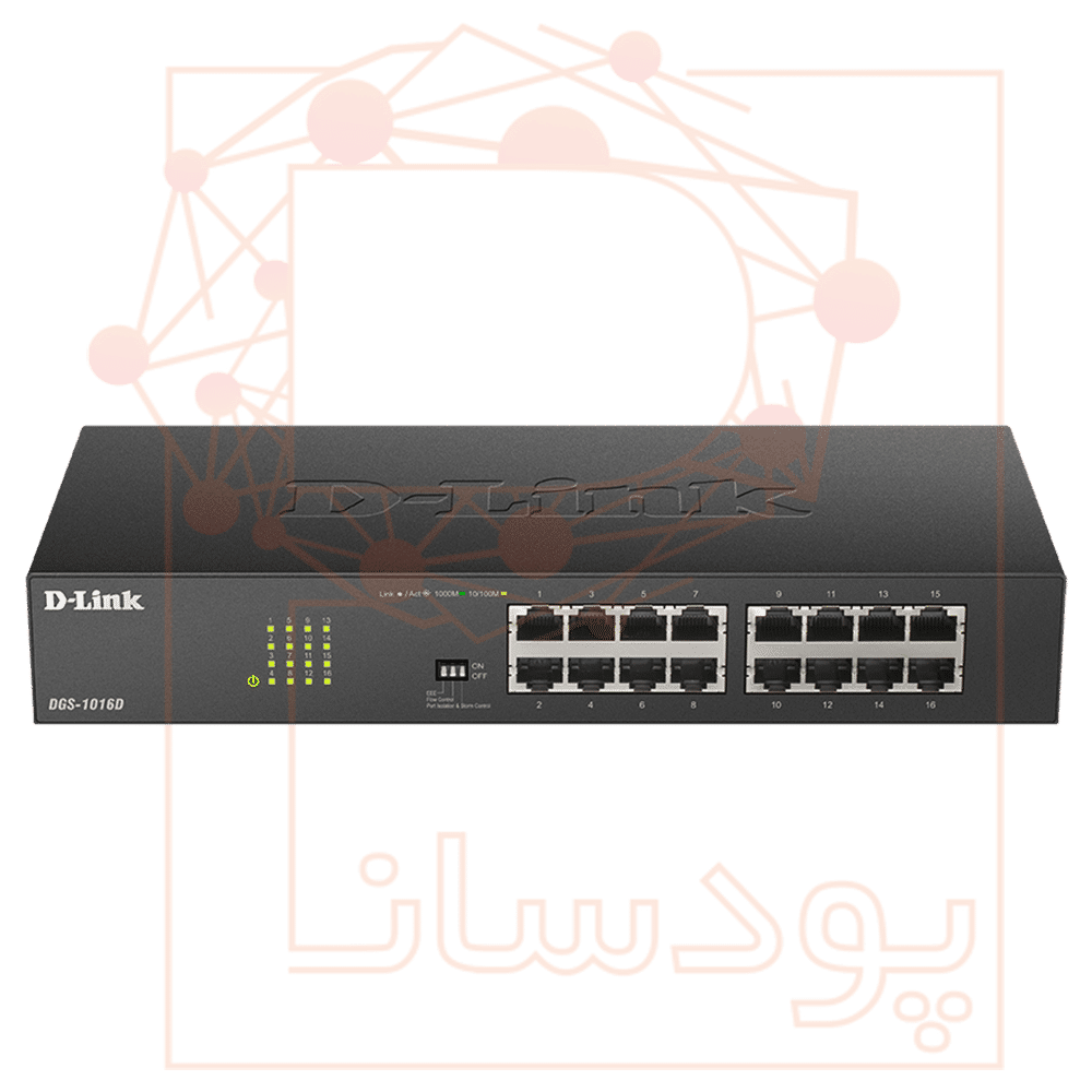 سوئیچ شبکه دی‌ لینک D-Link DES-1016D