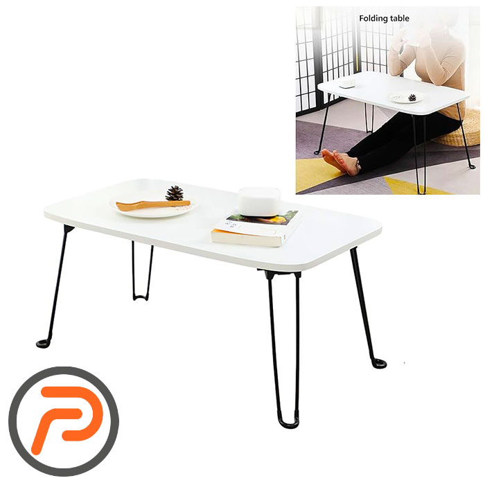 میز تحریر پایه تاشو 70×50 سفید