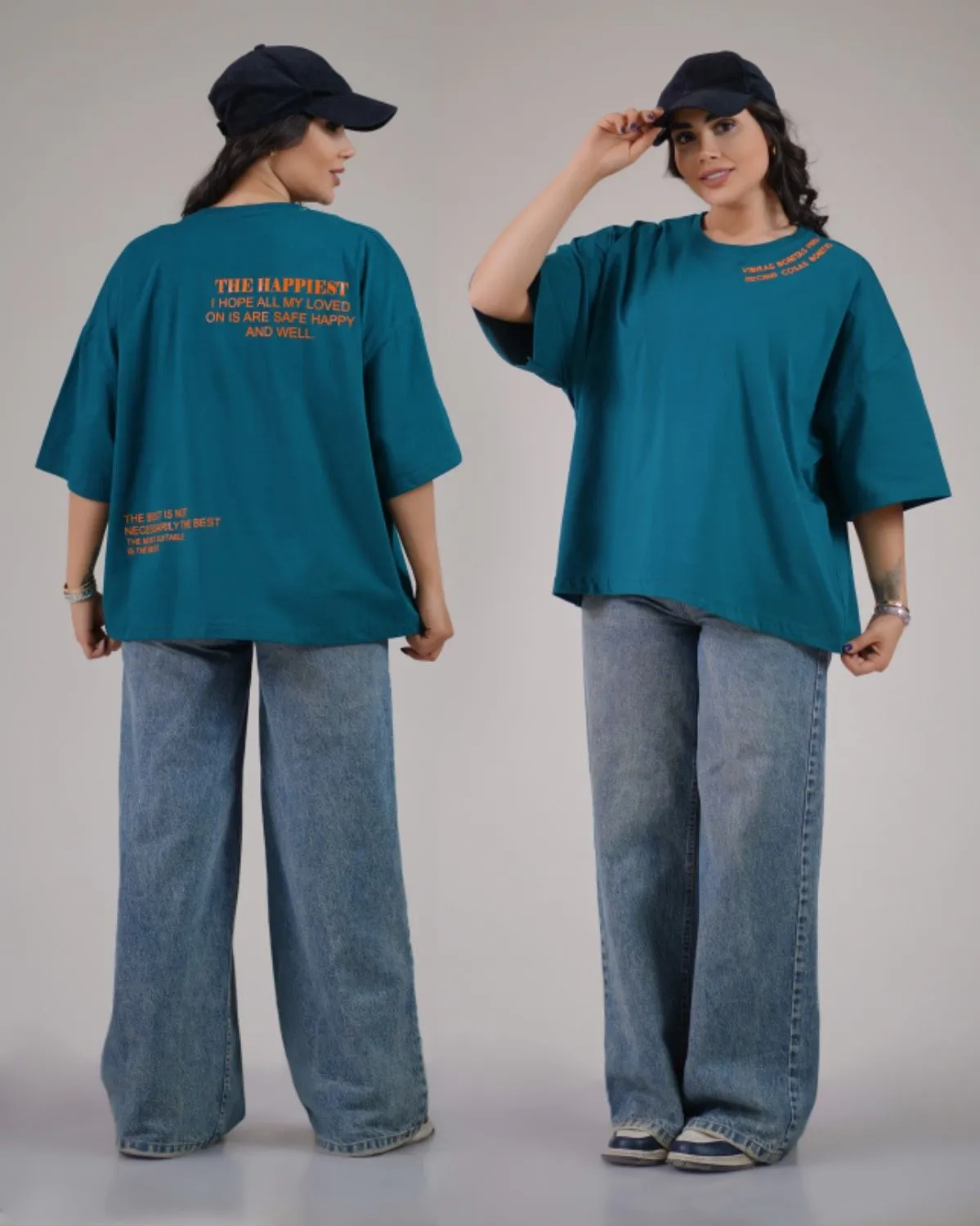 تیشرت پنبه درجه ۱ یقه گرد - کد 2479