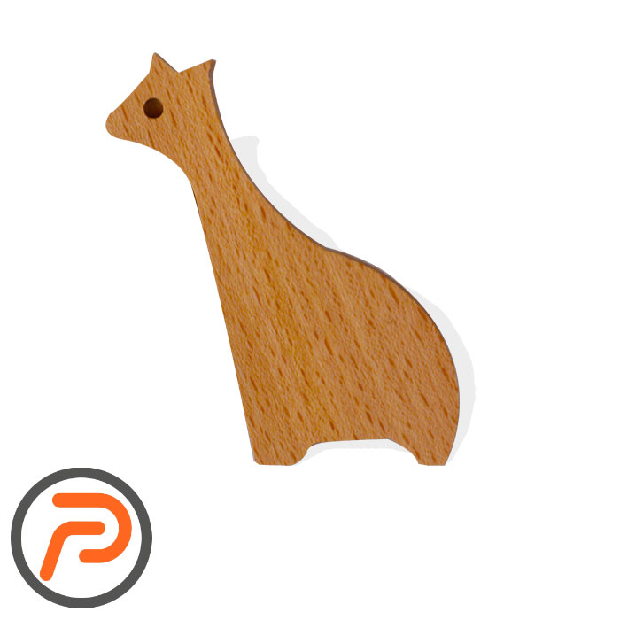 دستگیره چوب راش مدل زرافه