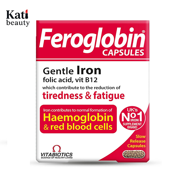 فروگلوبین ویتابیوتیکس | Vitabiotics Feroglobin Capsules-کتی بیوتی