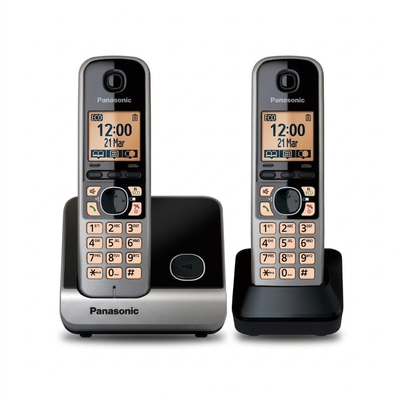 تلفن بی سیم پاناسونیک مدل KX-TG6712 - مشکی