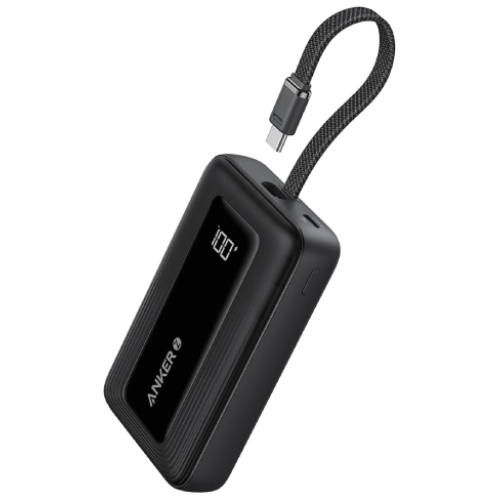 پاور بانک انکر 30 وات زولو 20000 با یک کابل متصل (Anker Zolo Power Bank 20000mAh A1689) - مشکی, گارانتی شرکتی 18ماه خدمات پس از فروش و 6 ماه تعویض قطعه نسخه گلوبال + ارسال فوری