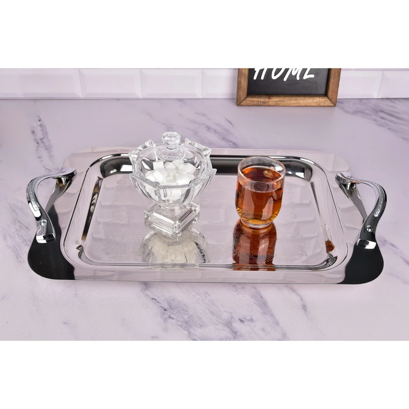 سینی بزرگ استیل بدون پایه یونیک کد UN-4050