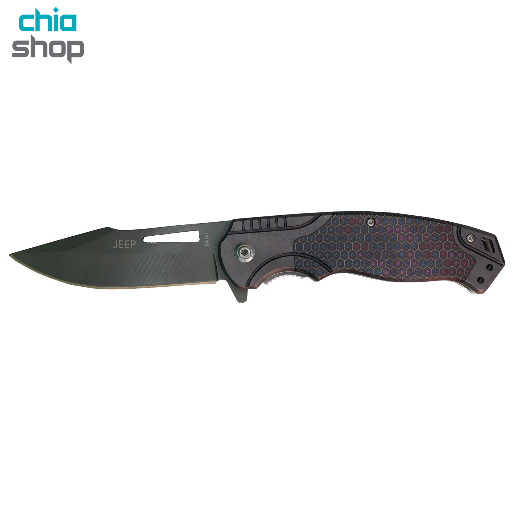چاقو تاشو شکاری جیپ مدل JEEP DA141 Knife
