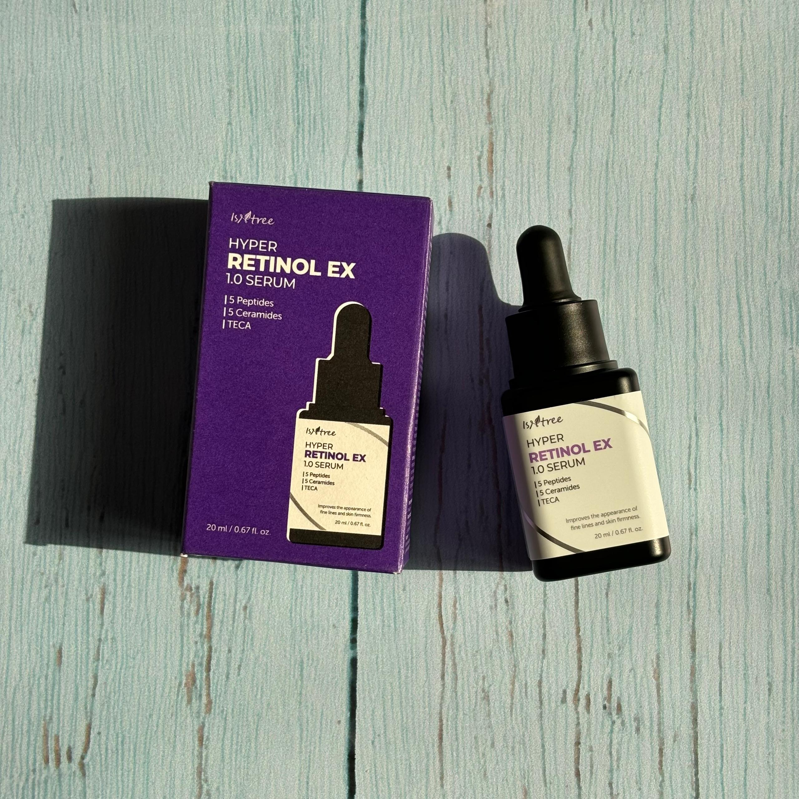 هایپر سرم رتینول ضد چروک و تسکین دهنده ایزنتری 20 میل Isntree Hyper Retinol EX 1.0 Serum