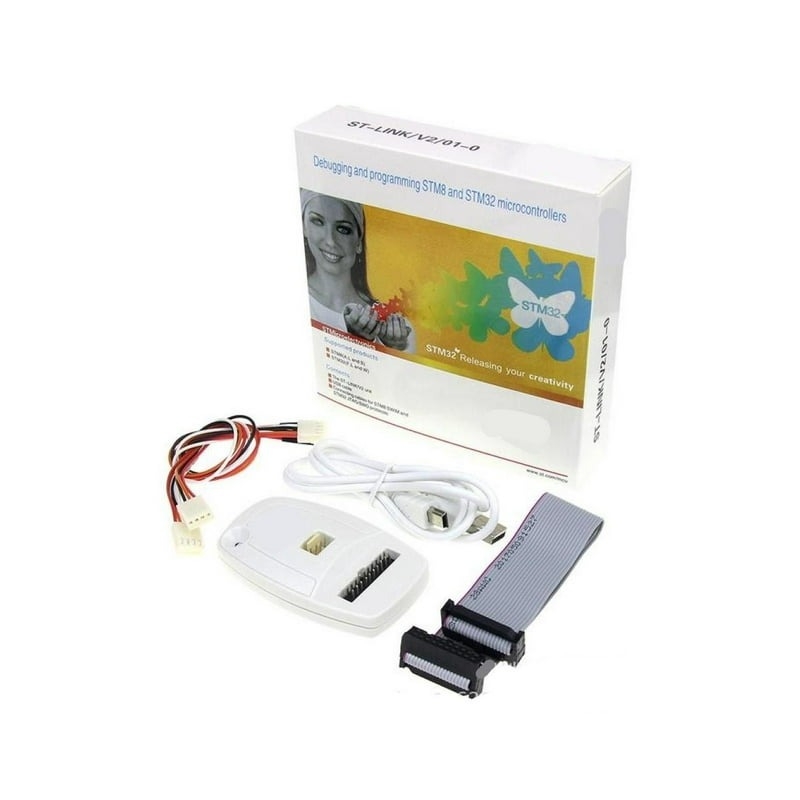 پروگرامر و دیباگر ST-LINK V2 مخصوص تراشه های STM8 و STM32