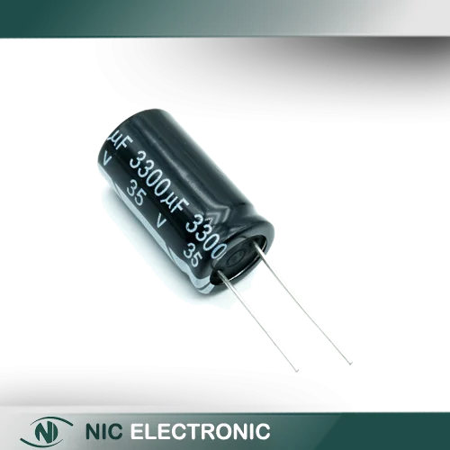 خازن الکترولیتی 3300UF/35V-16X25-105C-BLACK