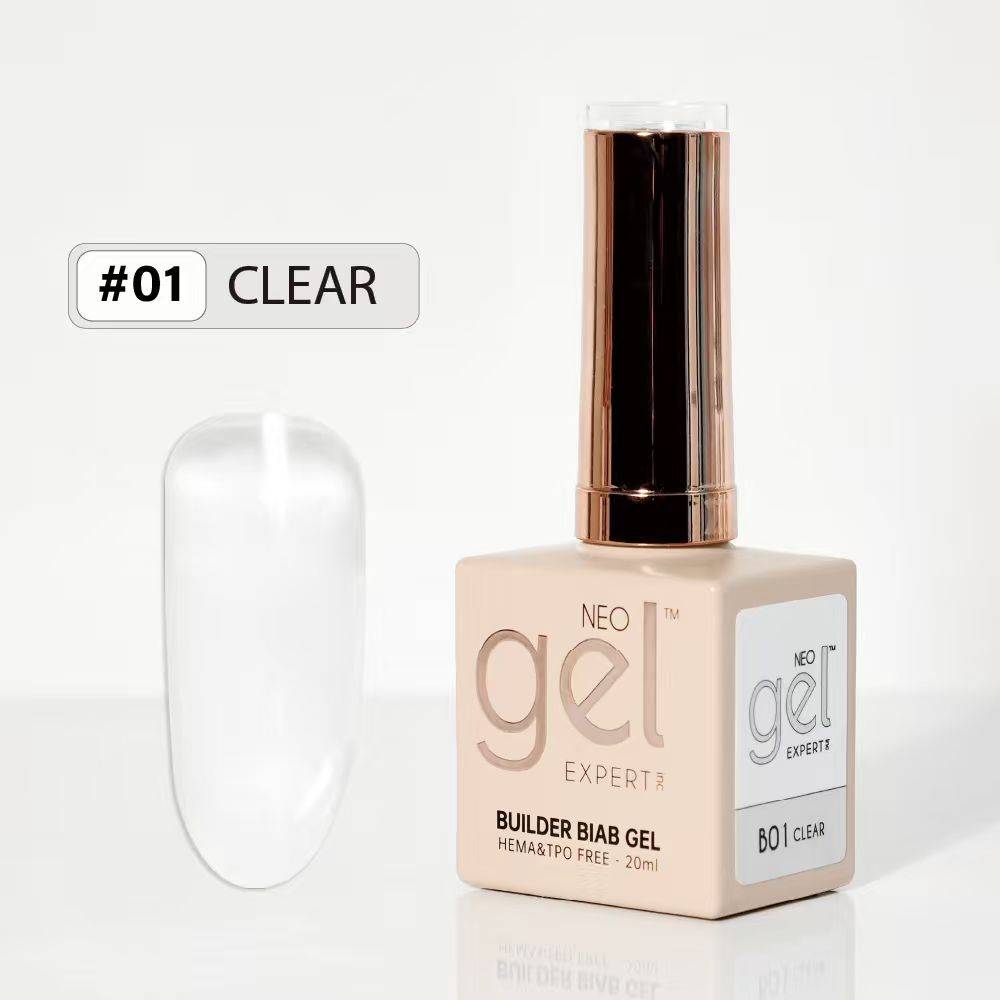 بیلدر ژل فرچه ای نئوژل رنگ کلیر -کد 01 clear