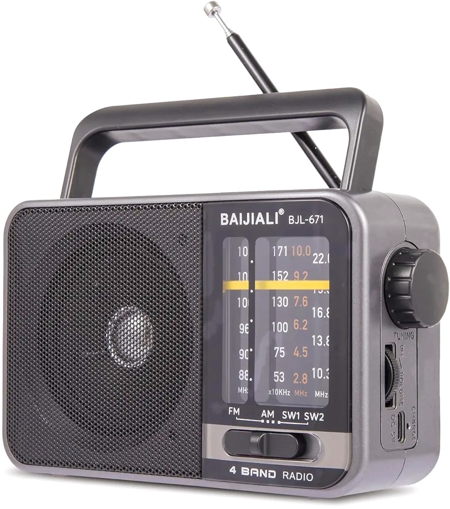 رادیو ترانزیستوری AM/FM BAIJIALI مدل BJL-671