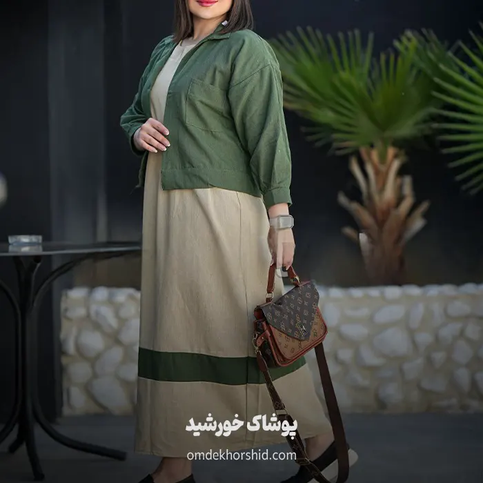 ست کت سارافن نواری لنین کنفی