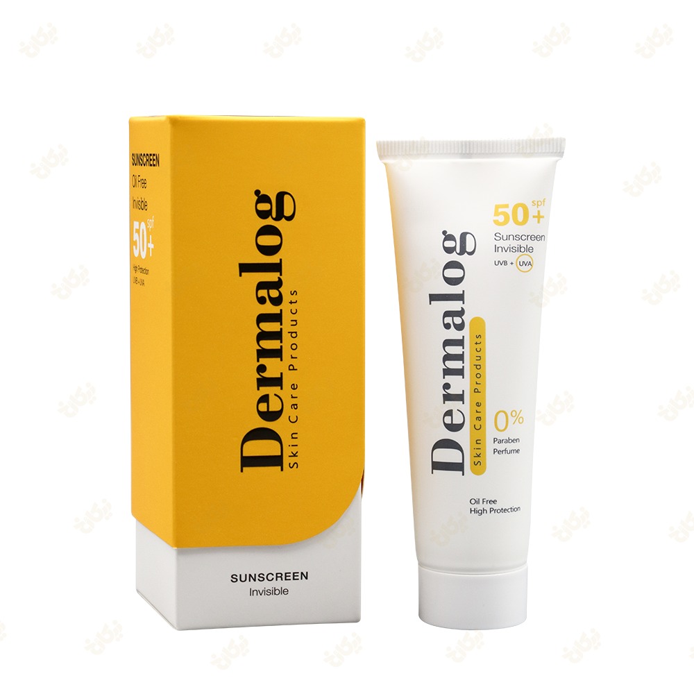 کرم ضد آفتاب بی رنگ درمالوگ SPF50 فاقد چربی 50 میل Dermalog Oil Free Sunscreen SPF50 Invisible Cream